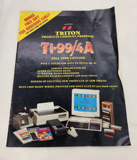 Triton Products Company Presents TI-99/4A Fall 1988 Catalog