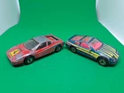 Vintage 1990 Matchbox Diecast Nissan 300 ZX  & Vintage Ferrari Testarossa