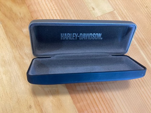 Gafas de sol Harley-Davidson, estuche rígido con cubierta gris negro carcasa de almeja - Imagen 2 de 2