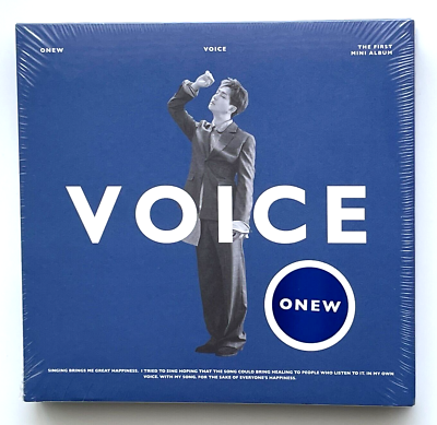 SHINee ONEW ソロアルバム VOICE 青ver SHINee ONEW VOICE [Blue ver.] 1st Mini Album 2018 CD + Photocard