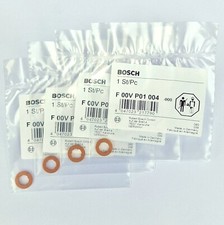 VW Golf Sportsvan VII 1.6, 2.0 TDI Set of 4 Genuine Bosch Injector Copper Seals