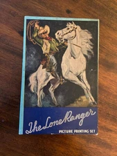 Lone Ranger Picture Printing Set with all original stamps Circa 1939