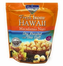MacFarms Dry Roasted Macadamia Nuts With Sea Salt From Hawaii 24 oz 