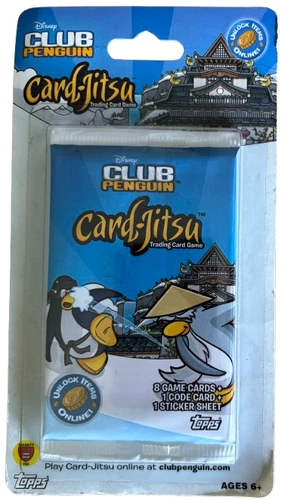 Club Penguin Card Jitsu Base Booster Pack TCG Trading Card Game CCG RARE Blister
