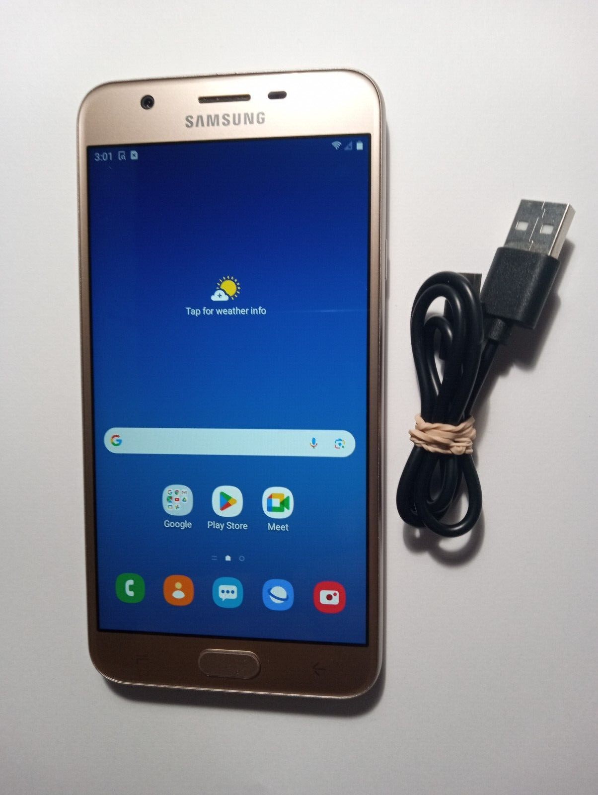 Gold Samsung Galaxy J7 Refine SM-J737P Android Cell Phone Fo