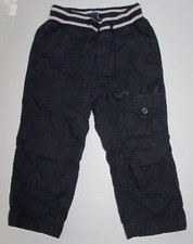 Toddler Boy's Baby Gap Navy Blue Pull On Cargo Chino Pants Size 2 Years