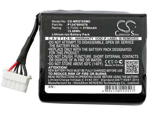 3750mAh Battery for Masimo Pulsoximeter type 23794,Radical-7 9500 Touchscreen