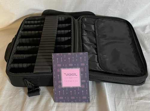 Vasker Large Makeup Studio Case Organizer Professional Bag 3 Layers in Black