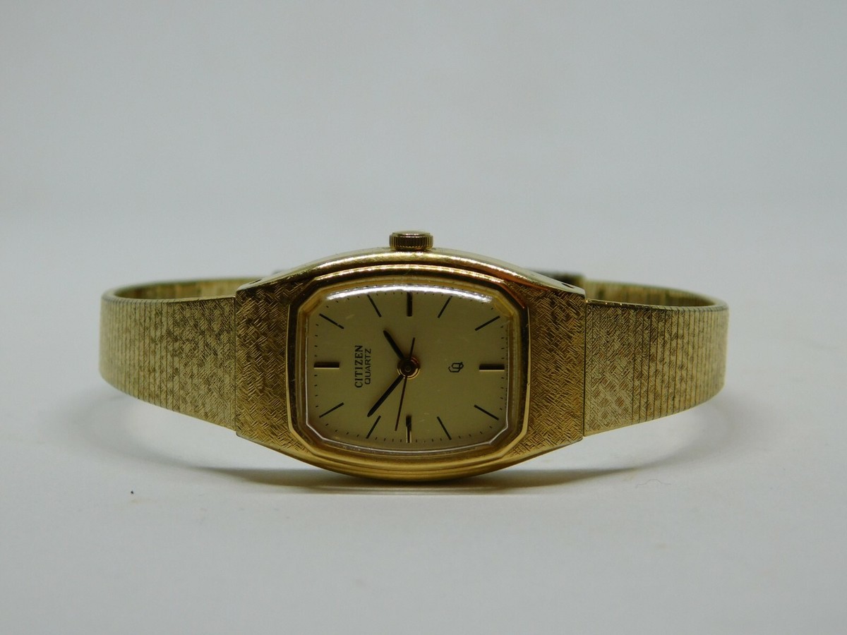 Citizen QQ 2030-201256Y Three-Hand Quartz Women's Watch Sz. 6 1/4