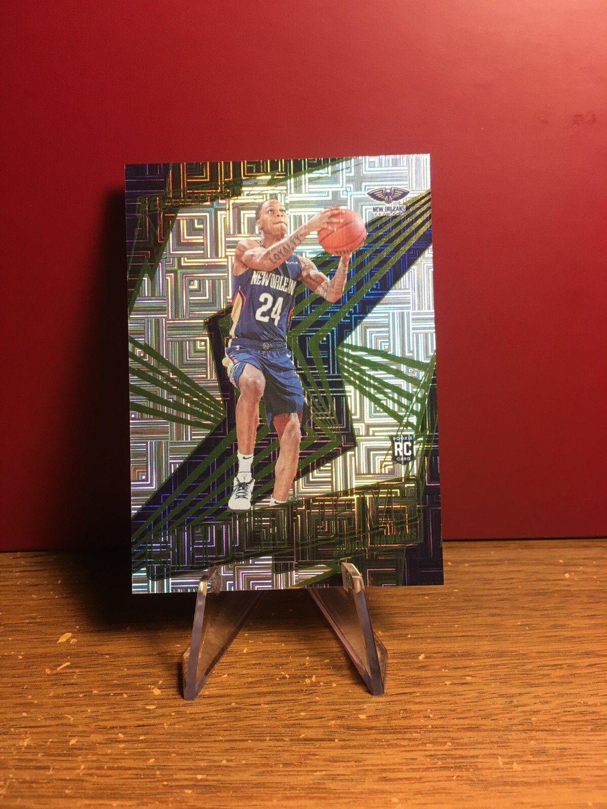 2023-24 Panini Revolution Shock Wave Levels Jordan Hawkins RC #19 Pelicans