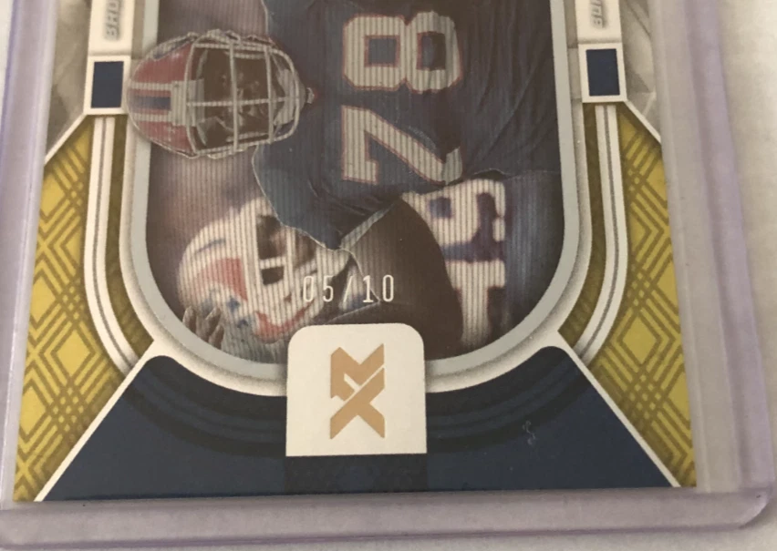 2021 Panini XR Vintage Moments BRUCE SMITH Gold /10 BUFFALO BILLS HOF - Image 3 of 3