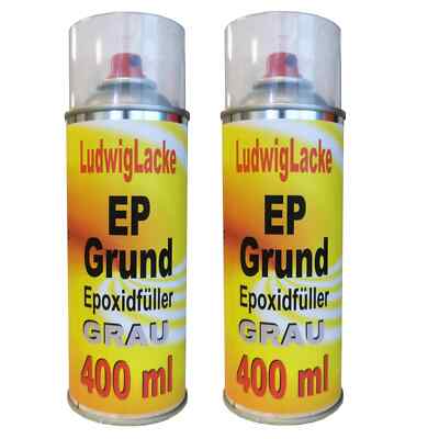 Epoxidfüller 2 x 400ml Grau Epoxifüller EP Rostschutz Isoliergrund Spraydosen