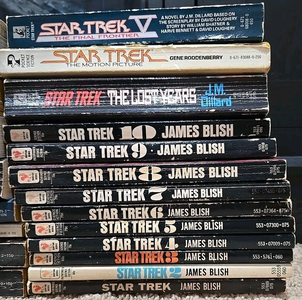 Huge Vintage Star Trek Book Lot (67) eBay