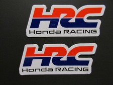 Two Hrc Honda Racing Logo Decals Stickers Motocross Supercross