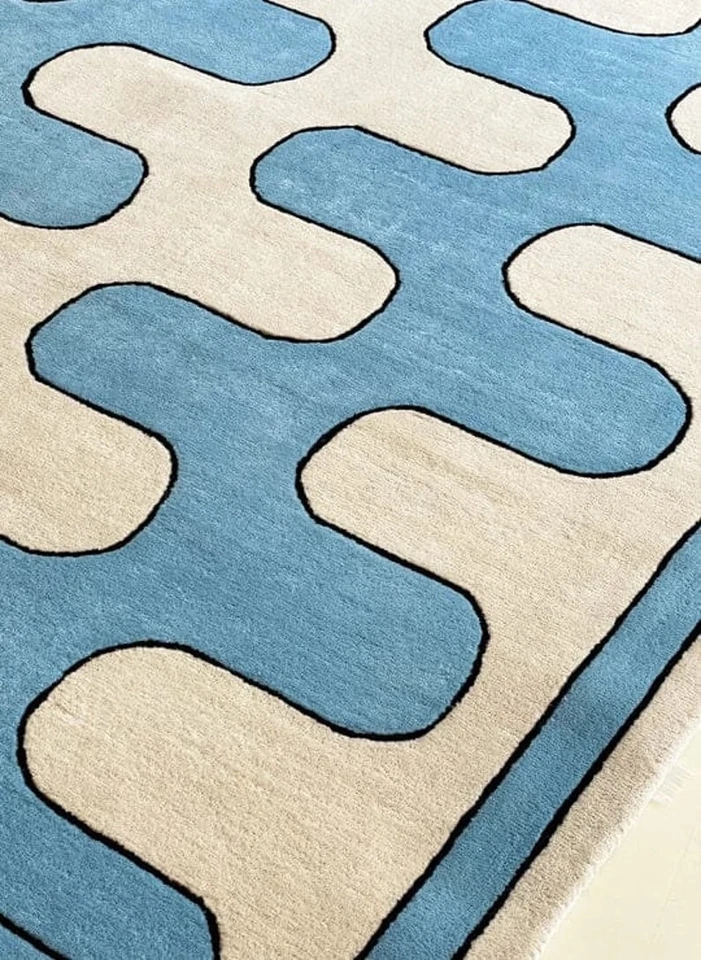 Handmade Hand Tufted Rugs Wool Rug Area Rug  For Living room Bedroom Rug - Image 3 of 3