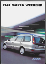 Fiat Marea Weekend 1996-1998 Swiss Market Foldout Sales Brochure SX, ELX & HLX