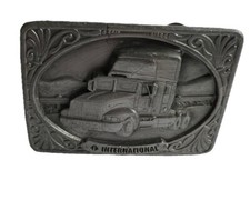 INTERNATIONAL TRANSPORTATION Trucking TRUCK 1991 Vintage belt buckle USA Tonkin