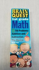 Brain Quest 1st grade Math Deck two 2. 750 problems question  answers