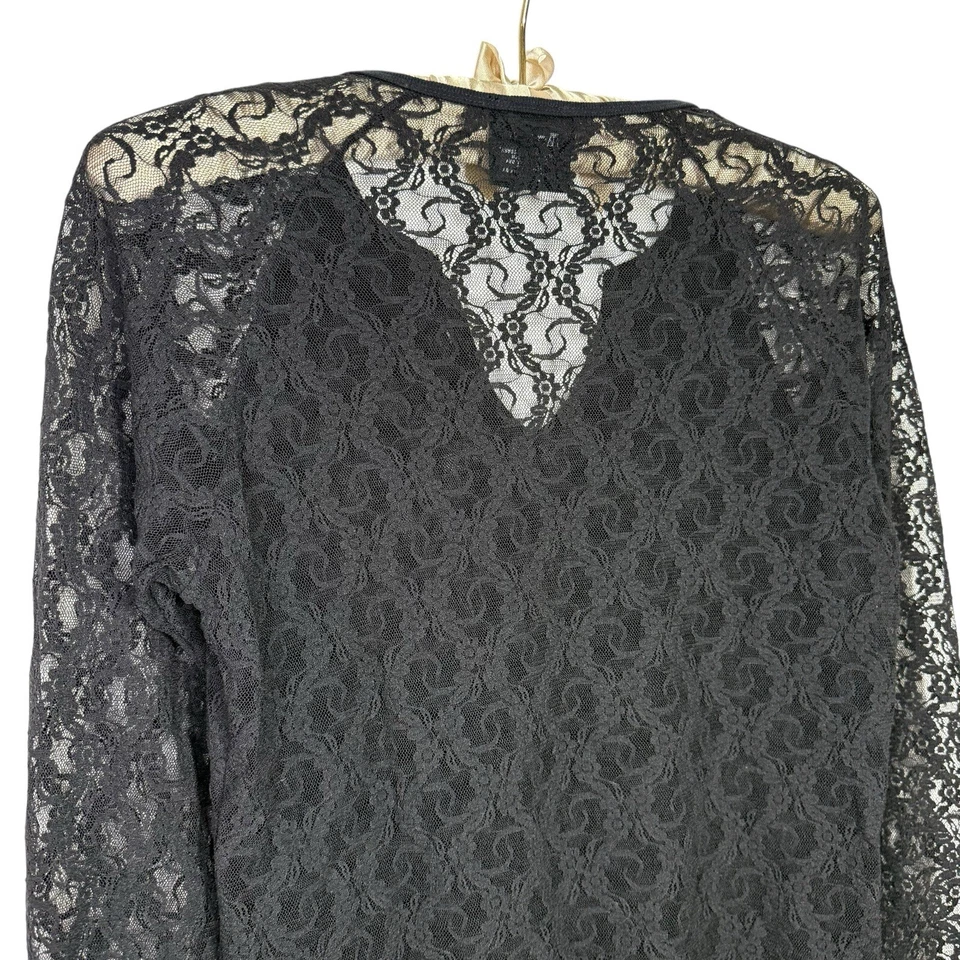 Pantalones de mezclilla Polo años 90 Co. Ralph Lauren L encaje transparente top caprichoso hada grunge Y2K Foto 4 de 4