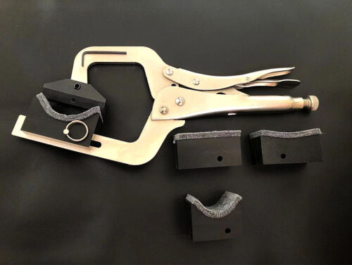 Handheld Fret Press with 4 neck support cauls / Guitar Maker - Afbeelding 1 van 2