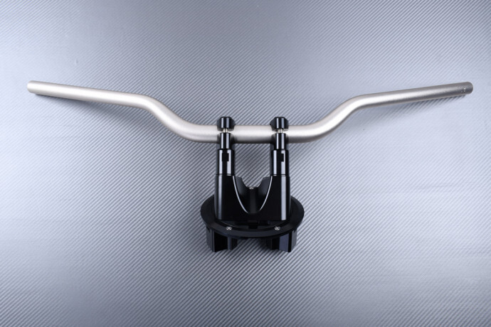 Kit réhausseur guidon TMAX 530 noir titane pour vos trajets urbains et roadtrips