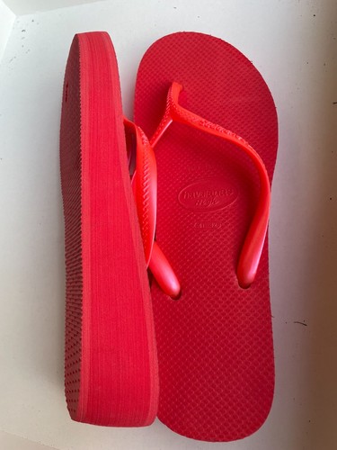 Havaianas Slim Flatform Flip Flop Red Size41/42 | eBay