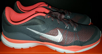 Nike Flex Trainer 5, grau/orange, gr. 44 /UK9 724858 012