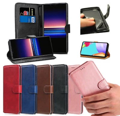 For Sony Xperia 10 5 XZ4 XZ3 XZ2 L4 L3 L2 Case Cover Leather Wallet Book Phone