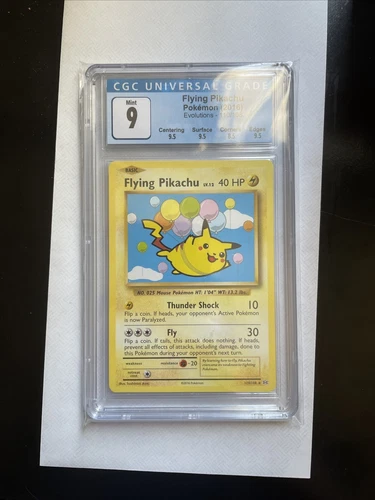 CGC 9 Flying Pikachu Evolutions 110/108 Pokemon Card