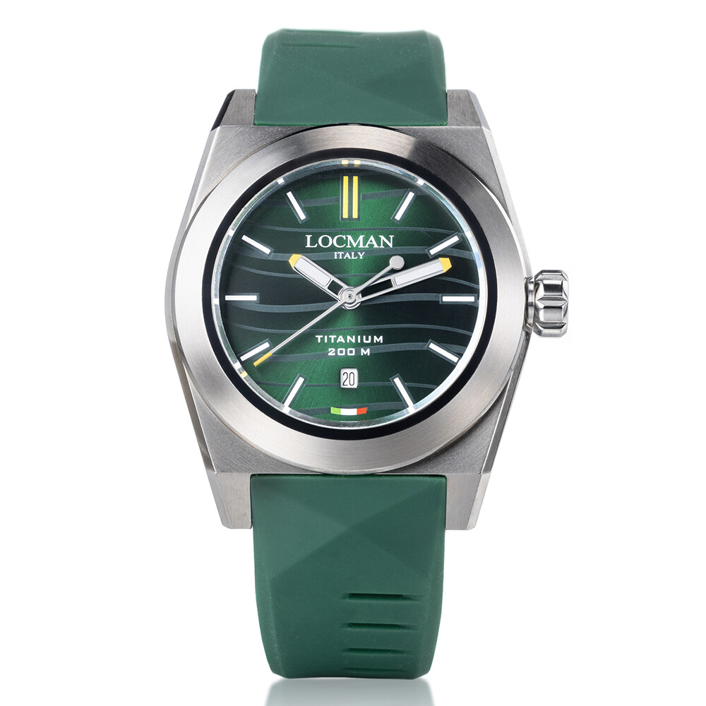 Orologio Uomo Nuovo Stealth Titanio Verde Locman - 0223T03S00GRWHSG