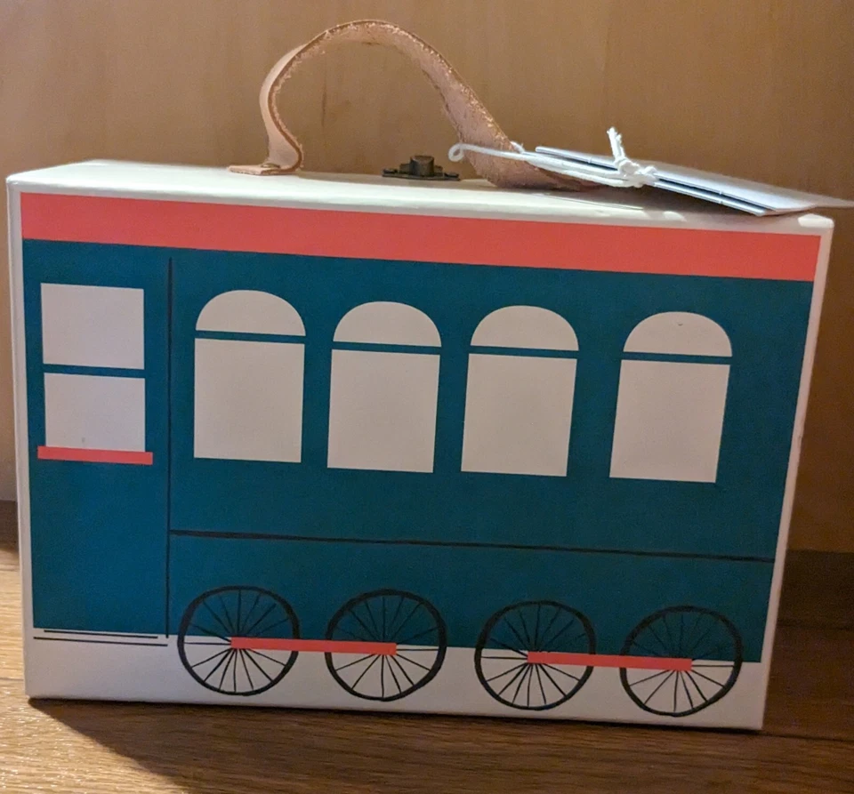 Meri Meri wooden railway set Christmas Advent Calendar, 40 pieces plus box - Image 2 of 4