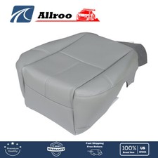 Fit For Chevy Silverado 1500 2007-2014 Driver Bottom Leather Seat Cover Gray New