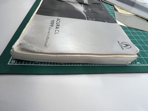 1999 Acura CL Factory Original Owners Manual And Case. Complete OEM. Rough. - Picture 8 of 11