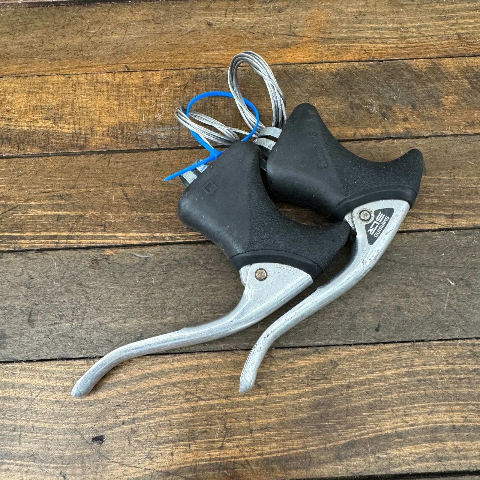 Vintage Shimano Brake Levers BLL331 Super SLR Black Hoods Bike Drop Bar Aero A7 eBay