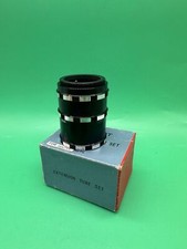 VINTAGE UNIPHOT EXTENSION TUBE SET FOR PENTAX AUTO CAMERAS WITH ORIGINAL BOX