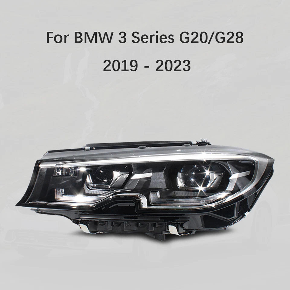 Left Driver Side LED Headlights For 2019-2021 BMW 3 Series G20 G21 AFS 340i 330i Foto 2 de 4