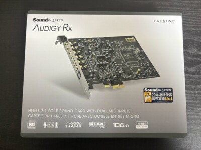Creative Hi-Res Sound Blaster Audigy Rx PCI-e SB-AGY-RX JP