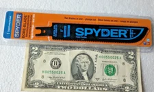 SPYDER Saw Bore-Blade 6” Bi-Metal Steel (Two blades in one) CUTS THREE WAYS