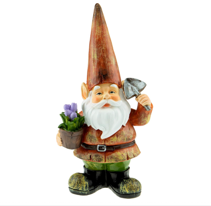 Garden Gnome Figurine Polyresin Statue for Lawn Ornaments eBay