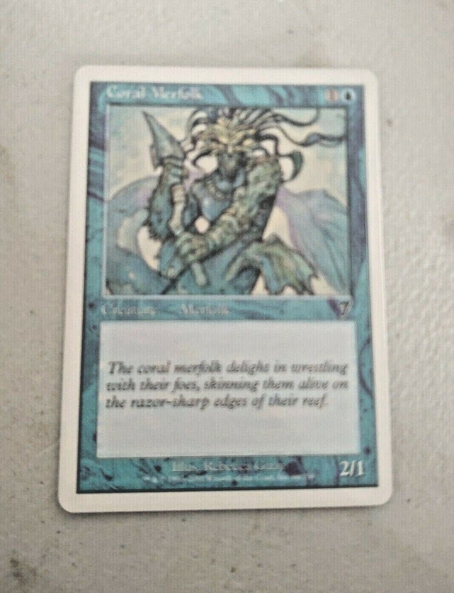 MTG Coral Merfolk Seventh Edition 66/350 Regular - Premium NOS -  Uncirculated | eBay