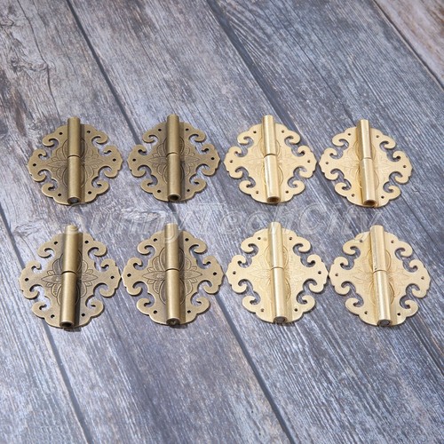Fancy Closet Cupboard Door Cranked Flush Hinges Drawer Brass
