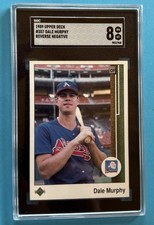 1989 Upper Deck - Dale Murphy #357 Reversed Image