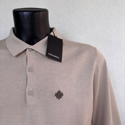 Dsquared2 Langarm Poloshirt - Größe XL
