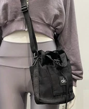 ALO Yoga Crossbody Bucket Bag – Black, NEW, Women’s Shoulder/Crossbody Purse