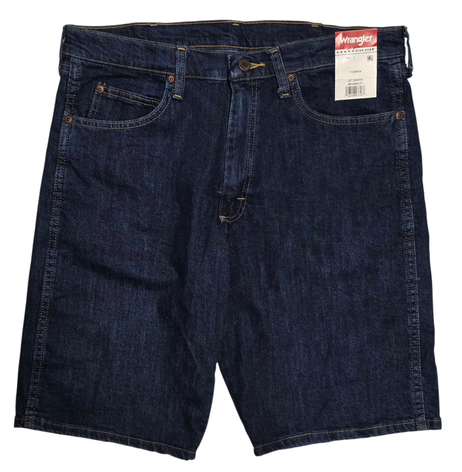 Wrangler #11986 NEW Men's Relaxed Fit Stretch 10" Inseam Jea