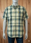 Vintage Carhartt Rugged Outdoor Wear Plaid Shirt Men's L/XL Green Yellow
