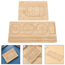2 Pcs Jewelry Board for Making Bead Design Tray Bracelet Beading Organizer