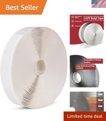 Tight Seal Butyl Tape 1'' x 33Ft - Waterproof for EPDM, RV & Home Applications