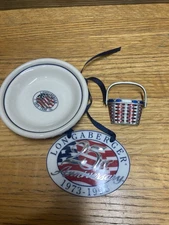 *Longaberger* Collectors Club 25th Anniversary 1973-1998 Basket Tie-On Mini Pie