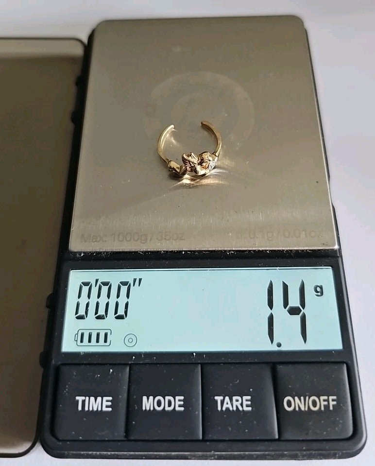 10K Solid Gold Designer Ring Not Scrap - image 9